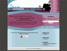 Tablet Screenshot of claireexpression.com